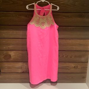 Lilly Pulitzer Mini Pearl shift Dress sz 12